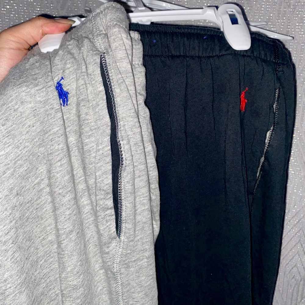 RL Polo Bundle, Ralph Lauren Gray and Black Joggers